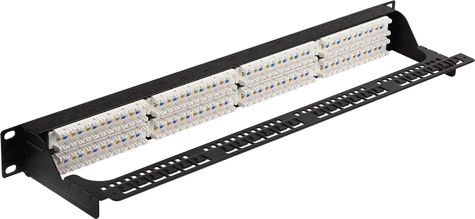 Патч-панель Lanmaster LAN-PPC48U5E 19" 2U 48xRJ45 кат.5E UTP фото 2