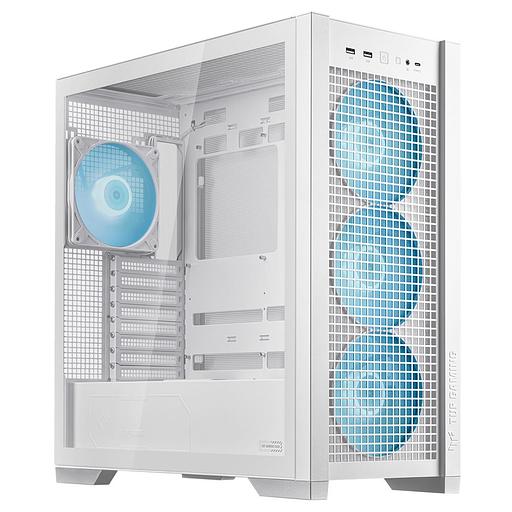 Корпус ASUS TUF GAMING GT302 TG ARGB WHITE/ GT302/ARGB FANS/WHT (90DC00I3-B19000) фото 3