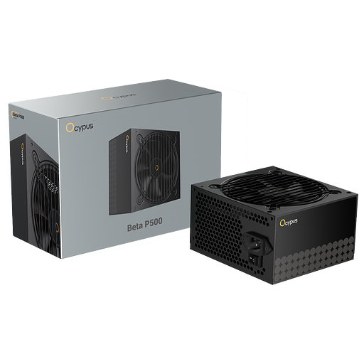 Блок питания 500W Ocypus Beta P500 BK (ATX, APFC, 20+4 pin, 120mm fan, PCI-E 6+2Px2, 3xSATA) (Beta-P500-N1HDBK024X-EU) фото 1