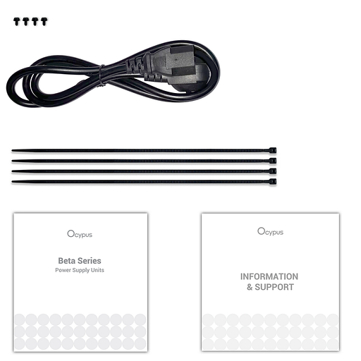 Блок питания 700W Ocypus Beta P700 BK (ATX, APFC, 20+4 pin, 120mm fan, PCI-E 6+2Px2, 3xSATA) (Beta-P700-N1HDBK024X-EU) фото 5