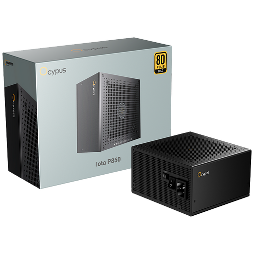 Блок питания 850W Ocypus Iota P850 (ATX, 80+ Gold, APFC, 20+4 pin, 120mm fan, PCI-E 6+2Px3, 8xSATA) (Iota-P850-G1FFBK024X-EU) фото 1