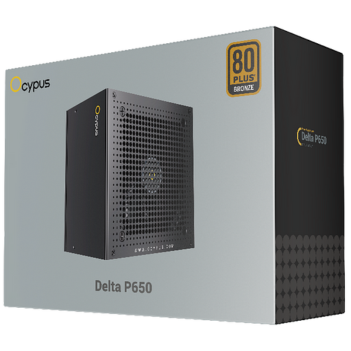 Блок питания 650W Ocypus Delta P650 (ATX, 80+ Bronze, APFC, 20+4 pin, 120mm fan, PCI-E 6+2Px3, 8xSATA) (Delta-P650-B1FDBK024X-EU) фото 6