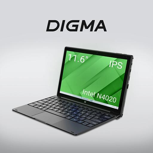 Планшет Digma EVE 1496E N4020 (2.8) 2C RAM8Gb ROM256Gb 11.6" IPS 1366x768 Windows 11 Home черный 5Mpix 5Mpix BT WiFi microSD 256Gb 5500mAh фото 2