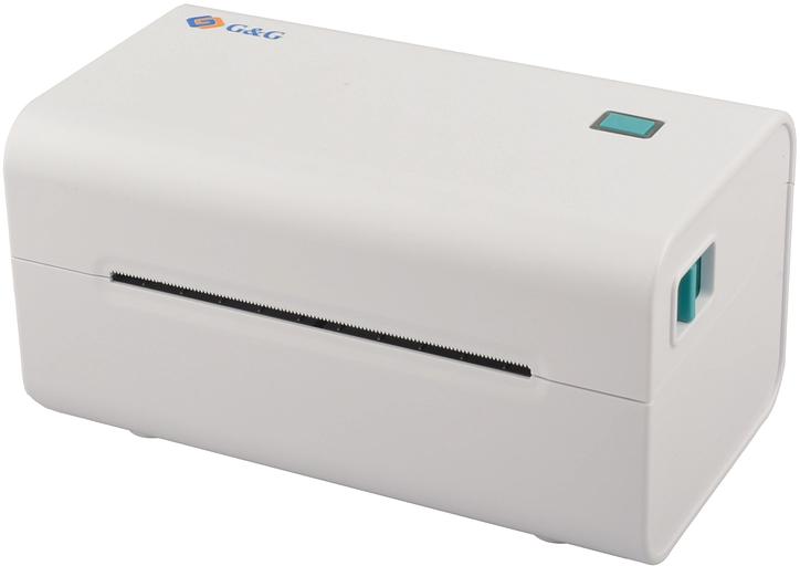 Термопринтер G&G GG-D420 203dpi 152мм/с/USB для печ.накл. белый фото 2