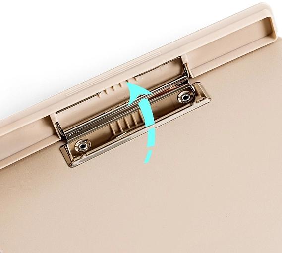 Папка-планшет Deli Nusign ENS503 GREY A4 пенополипропилен серый на подставке фото 2