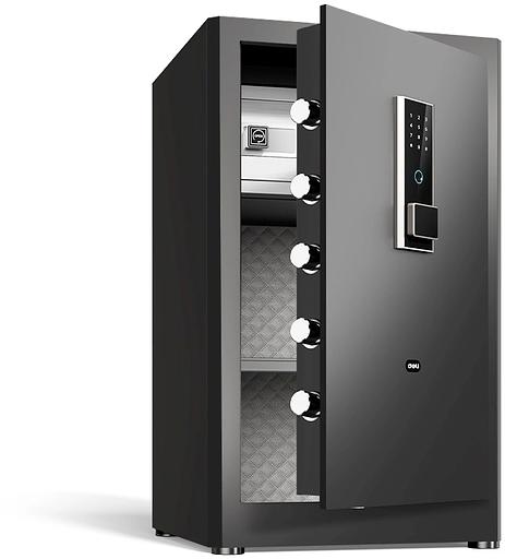 Сейф Deli ET597 электронный/ключевой/биометрический трейзер трейзер-лоток фото 1