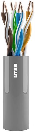 Кабель информационный NTSS NTSS-IN-UUTP4-5E-LSZH-GY кат.5E U/UTP 4 пары 24AWG LSZH внутренний 305м серый фото 1