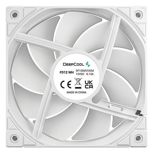 Вентилятор для корпуса Deepcool FD12 120х120x25 белый 4-pin 26.9дБ (упак.:3шт) (R-FD12-WHNPN3-G) Ret фото 5