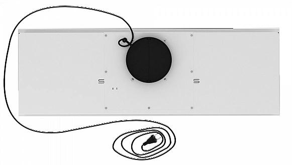 Вытяжка встраиваемая Elikor Cube 90П-1000-Э4Д белый управление: кнопочное (1 мотор) фото 3