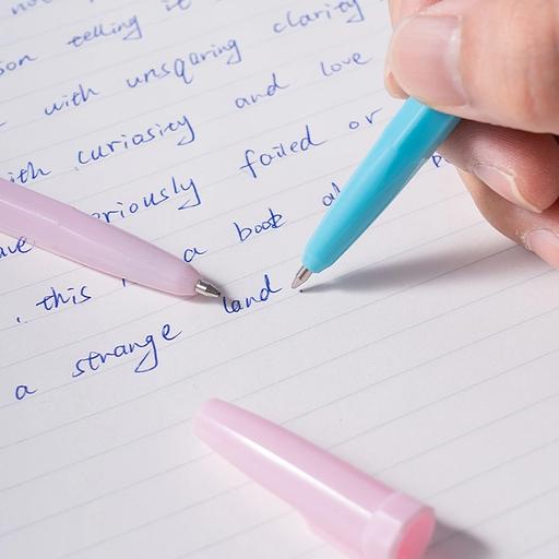 Ручка шариков. Deli P1 (EQ66) d=0.7мм син. черн. карт.уп. фото 4