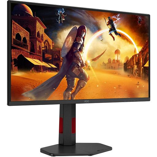 МОНИТОР 25" AOC Q25G4SR Black-Red с поворотом экрана (IPS, 2560x1440, 300Hz, 0.3 ms, 178°/178°, 450 cd/m, 1000:1,2xHDMI) фото 2