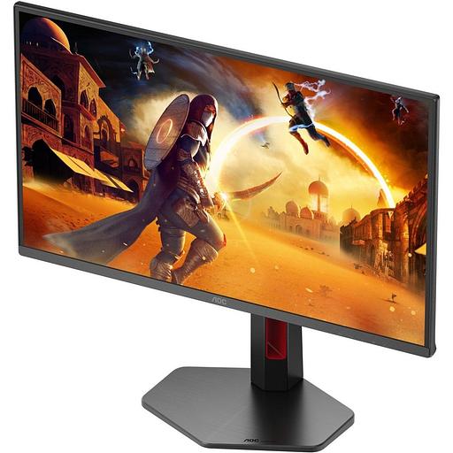 МОНИТОР 25" AOC Q25G4SR Black-Red с поворотом экрана (IPS, 2560x1440, 300Hz, 0.3 ms, 178°/178°, 450 cd/m, 1000:1,2xHDMI) фото 4
