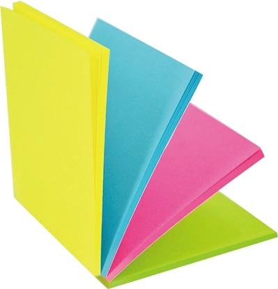 Блок самоклеящийся бумажный Stick`n Magic 21769 51x76мм 100лист. неон 4цв.в упак. фото 2