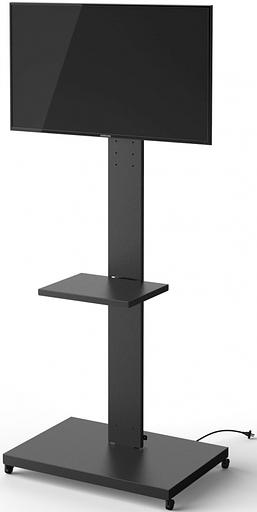 Подставка для телевизора Holder PR-107 черный 32"-70" макс.60кг напольный поворот и наклон фото 2