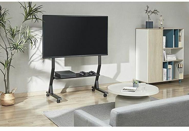 Подставка для телевизора Ultramounts UM306B черный 45"-90" макс.60кг напольный мобильный фото 3