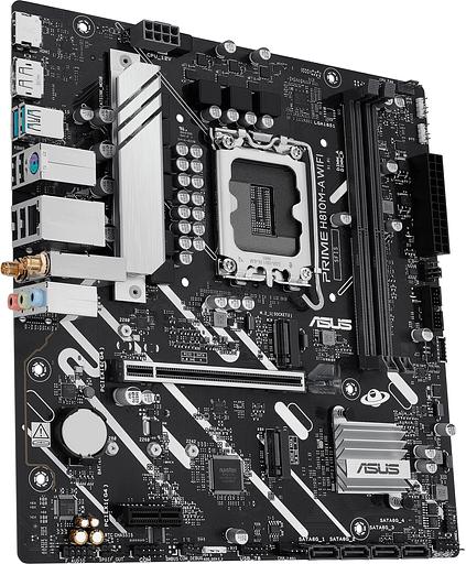 Материнская плана ASUS PRIME H810M-A WIFI, LGA1700, B810, 2*DDR5, 4*SATA, 2*M.2, 2*USB 3.2, 4*USB 2.0, 1*PCIx16, 1*PCIx1, HDMI+DP, mATX; 90MB1KJ0-M0EAY0 фото 4