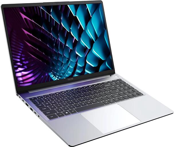 Ноутбук Tecno MegaBook K16SDA Ryzen 5 7430U 16Gb SSD1Tb AMD Radeon 16" IPS WUXGA (1920x1200) Windows 11 Home silver WiFi BT Cam 6060mAh (71003300344) фото 2