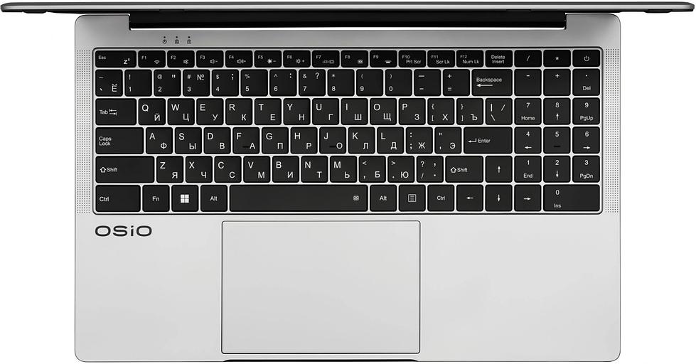 Ноутбук Osio FocusLine F150a-015 Ryzen 7 5700U 16Gb SSD512Gb 16.1" FHD (1920x1080) без ОС grey WiFi BT Cam 6000mAh фото 4