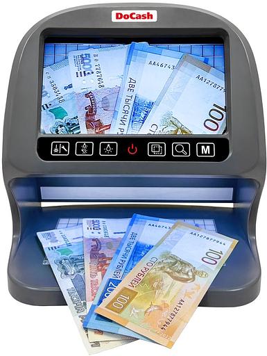 Детектор банкнот DoCash Big D 14599 просмотровый мультивалюта фото 1