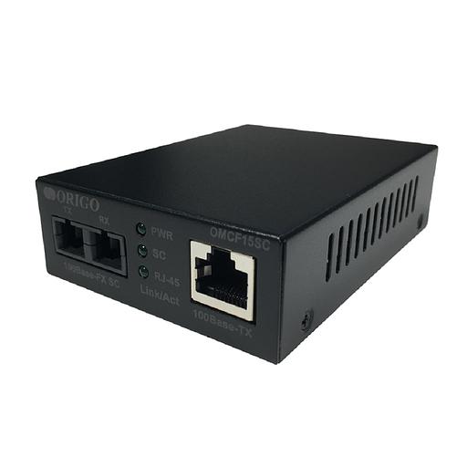 ORIGO OMCF15SC/A1A Медиаконвертер 100Base-TX / 100Base-FX (SC), 1310 нм, одномод, до 15 км фото 1