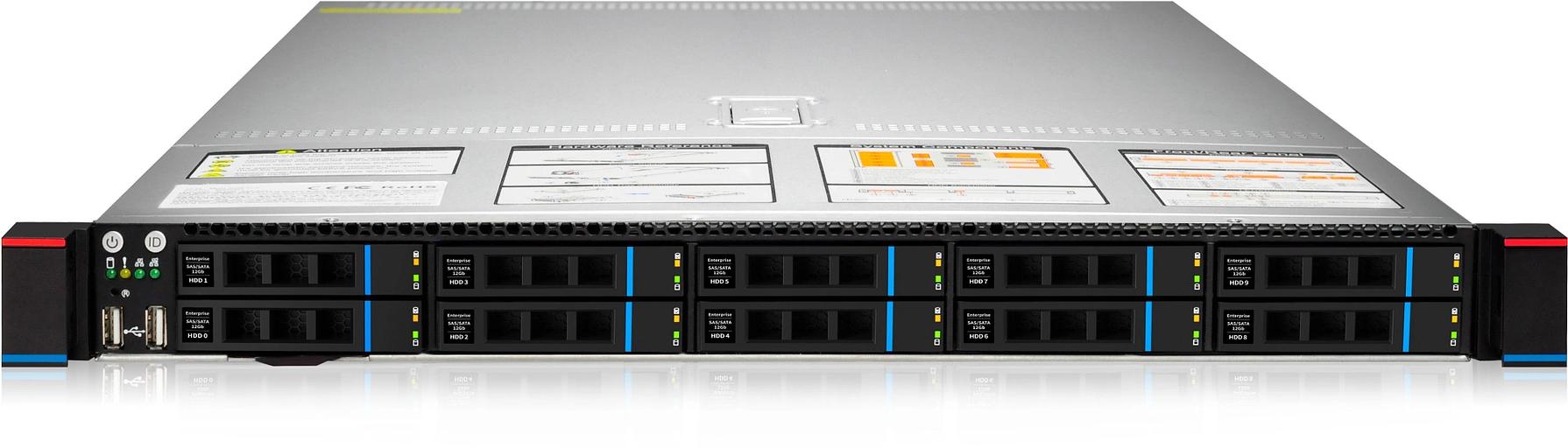 Сервер IRU Rock g1210p 2x4316 4x32Gb 9361-8I 2x1300W w/o OS (2094962) фото 2