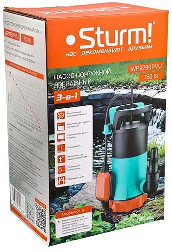Насос дренажный Sturm! WP9790PVU 450Вт 12000л/час фото 9