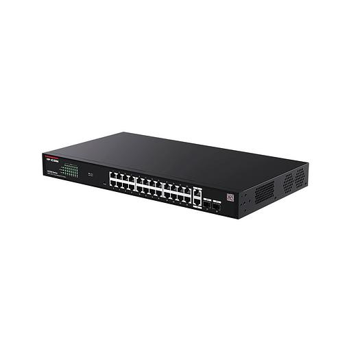 IP-COM G2228P-24-410W Web smart коммутатор с 26 гигабитными портами и 2 SFP-портоми, PoE 24х30Вт (до 370Вт) фото 2
