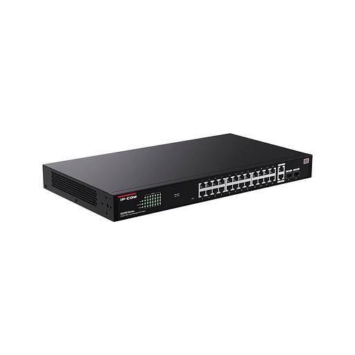 IP-COM G2228P-24-410W Web smart коммутатор с 26 гигабитными портами и 2 SFP-портоми, PoE 24х30Вт (до 370Вт) фото 3