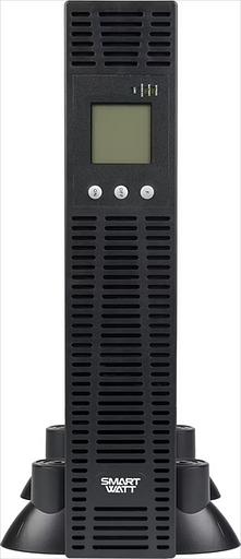 Источник бесперебойного питания Smartwatt UPS SECURE IEC 3kVA {Онлайн, мощность 3000/2700 ВА/Вт, стоечный/напольный, LCD дисплей, IEC13 - 6 шт.} фото 2