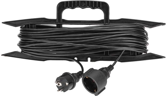 Удлинитель силовой PROconnect PROc-Uc (13-4914) 2x0.75кв.мм 1розет. 20м ПВС 6A пласт.рамка черный фото 2