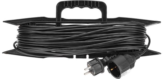 Удлинитель силовой PROconnect PROc-Uc (13-4915) 2x0.75кв.мм 1розет. 30м ПВС 6A пласт.рамка черный фото 2