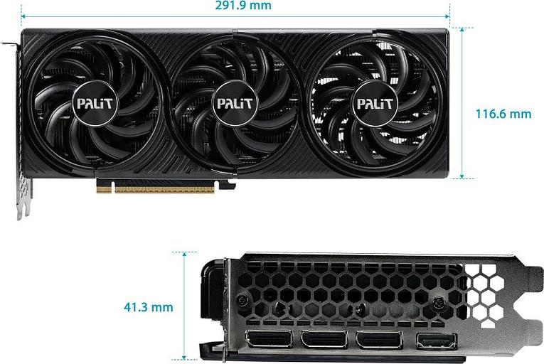 Видеокарта Palit RTX5070 INFINITY3 12GB GDDR7 192b, HDMI DPx3 (NE75070019K9-GB2050S) RET фото 9