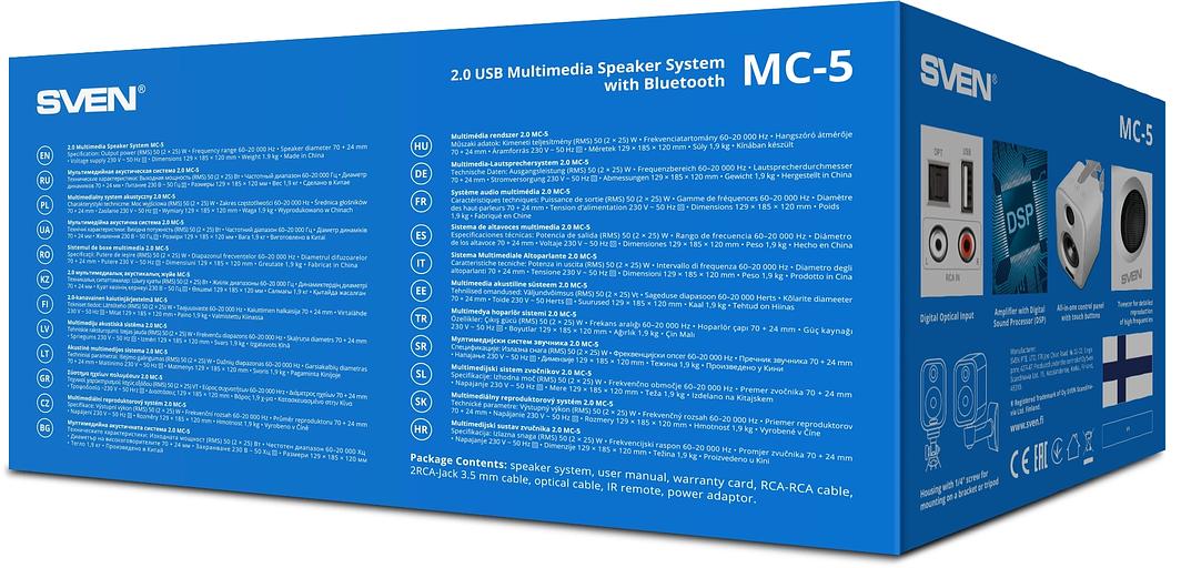 Акустика Sven MC-5 White (SV-022525) фото 10