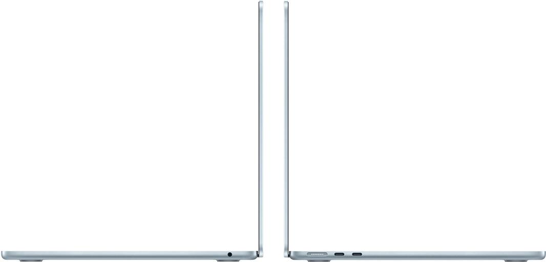 Ноутбук Apple MacBook Air A3240 M4 10 core 24Gb SSD512Gb/10 core GPU 13.6" Liquid Retina (2560x1664) macOS lt.blue WiFi BT Cam (MC6V4HN/A) фото 2