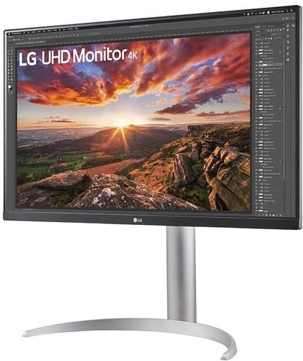 Монитор LG 27" UltraFine 27UP850K-W серебристый IPS LED 5ms 16:9 HDMI M/M матовая HAS 1200:1 400cd 178гр/178гр 3840x2160 60Hz DP 4K USB 5.9кг фото 4