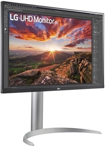 Монитор LG 27" UltraFine 27UP850K-W серебристый IPS LED 5ms 16:9 HDMI M/M матовая HAS 1200:1 400cd 178гр/178гр 3840x2160 60Hz DP 4K USB 5.9кг фото 5
