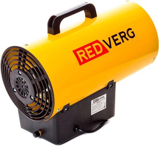 Тепловая пушка газовая RedVerg RD-GH12 1200Вт желтый/черный фото 1