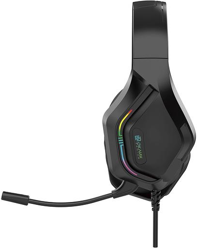 Наушники с микрофоном Оклик HS-L600G черный 2.2м мониторные USB оголовье (1939588) фото 2