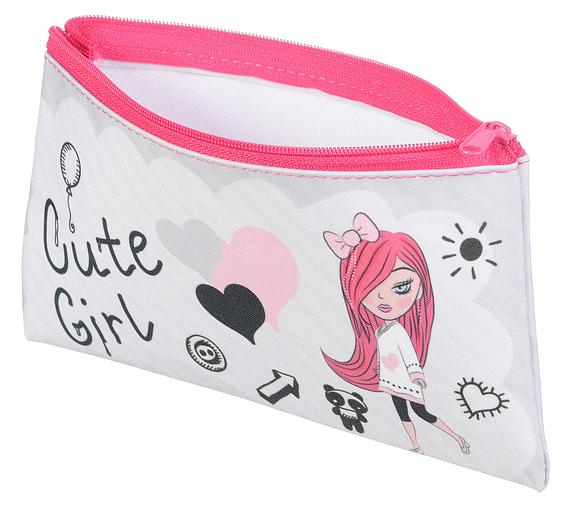 Пенал-косметичка Silwerhof 850949 Модница 1отд. 190х105мм текстиль фото 2