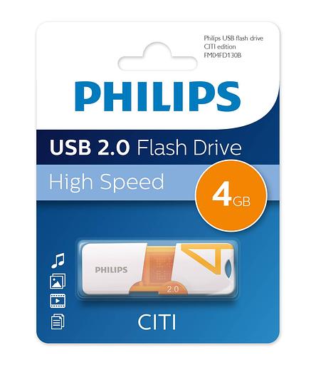 Флеш накопитель 4GB PHILIPS CITI2.0 4GB, USB 2.0 фото 1