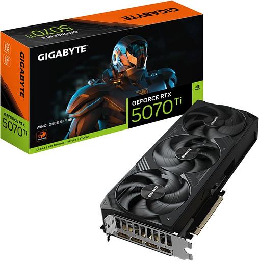 Видеокарта Gigabyte PCI-E GV-N507TWF3-16GD 1.0 NVIDIA GeForce RTX 5070TI 16Gb 256bit GDDR7 2452/28000 HDMIx1 DPx3 HDCP Ret фото 10