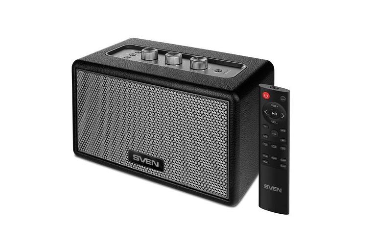 SVEN АС HA-950, черный, МДФ, эко-кожа (60 Вт, Bluetooth, USB, Micro SD, пульт)_1 фото 1