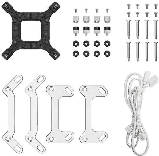 Система водяного охлаждения Deepcool LQ240 Wh ARGB Soc-AM5/AM4/1200/1700/1851 белый 4-pin 38.71dB Al LCD 300W 1530gr Ret (R-LQ240-WHDSMC-G-1) фото 5