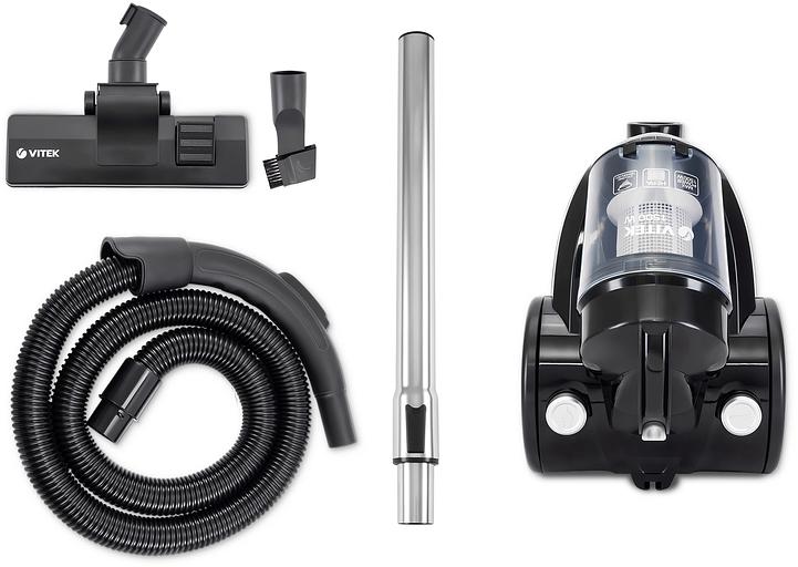 Пылесос Vitek VT-1841 1500Вт серый фото 8