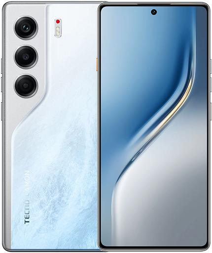 Смартфон Tecno Camon 40 256Gb 8Gb белый моноблок 3G 4G 6.78" Android 14 50Mpix 802.11 a/b/g/n/ac NFC GPS GSM900/1800 GSM1900 Protect фото 1