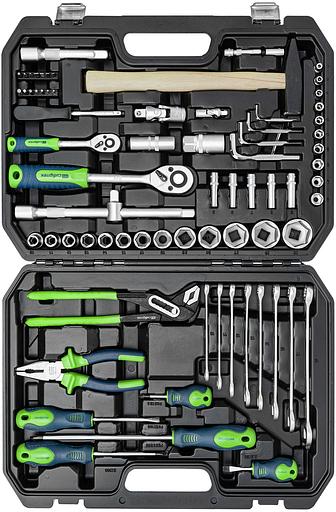 Набор инструментов Сибртех 13394 76 предметов (жесткий кейс) фото 3