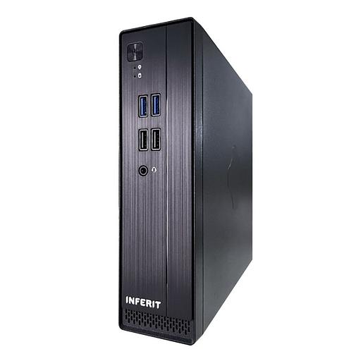 Корпус FoxLine FL-105-AD120-DC-INF (FL-105-AD120-DC-INF) |FL-105-AD120-DC-INF| mITX case (2L), 2*USB2.0+2*USB3.0, 1*combo audio, 40mm FAN, VESA, w/DC-ATX converter, w/120W pwr adapter, w/pwr фото 1