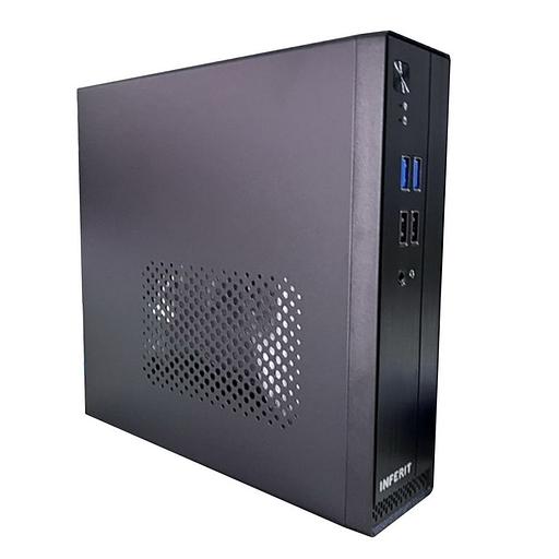 Корпус FoxLine FL-105-AD120-DC-INF (FL-105-AD120-DC-INF) |FL-105-AD120-DC-INF| mITX case (2L), 2*USB2.0+2*USB3.0, 1*combo audio, 40mm FAN, VESA, w/DC-ATX converter, w/120W pwr adapter, w/pwr фото 2