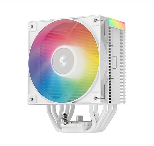 Кулер для процессора DEEPCOOL AG500 WH ARGB V2 белый 120мм алюминий+медь 1850rpm 29.4db 4-pin 240W 155мм фото 2