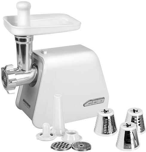 Мясорубка Редмонд RMG-1216-8 1800Вт белый/серебристый фото 3
